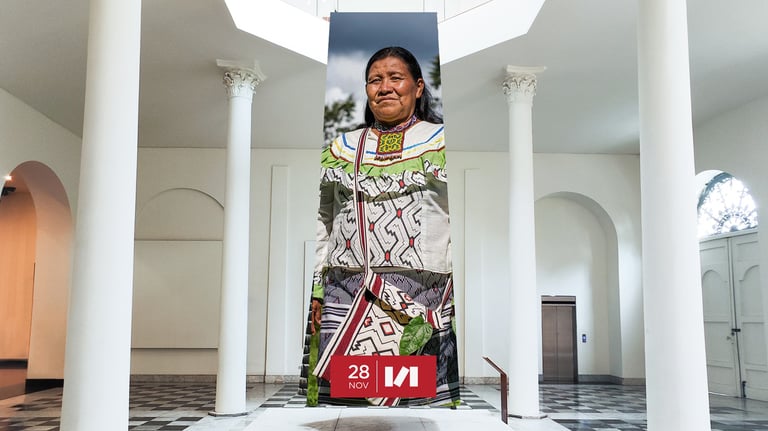 Mockup del museo MALI sobre la Comunidad Yine