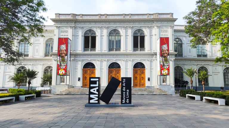 Mockup del museo MALI sobre la Comunidad Yine