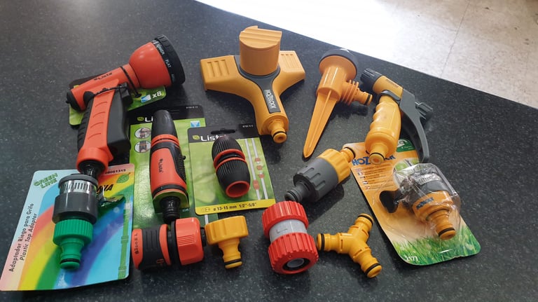 accesorios de manguera, accesorios de jardineria