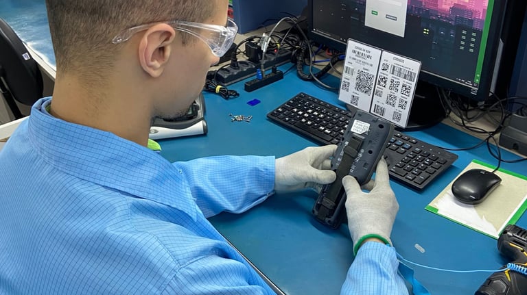 manutenção de equipamentos AIDC