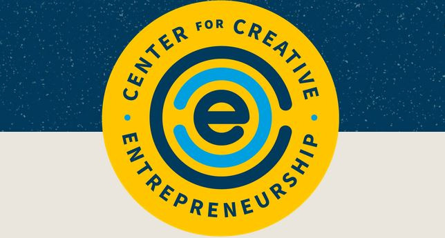 Center For Creative Entrepeneurship Logo and link to website with creative industry education