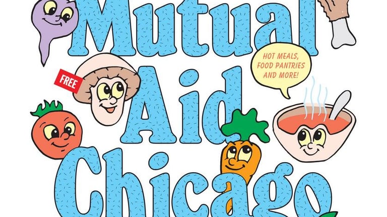Chicago mutual aid map logo from Chicago Community Kitchen