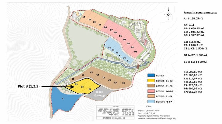 Casablanca Ecolodge 10 hectares click to enlarge