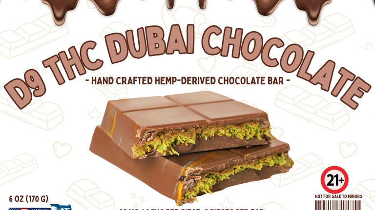 delta 9-thc dubai chocolate bar