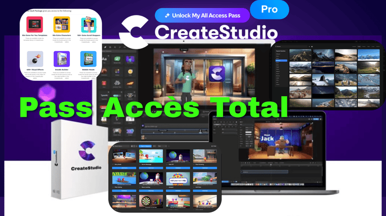 Offre affiliee Pass acces total Create Studio 