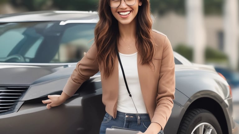 a magnifying glass sitting on top of a piece of paper