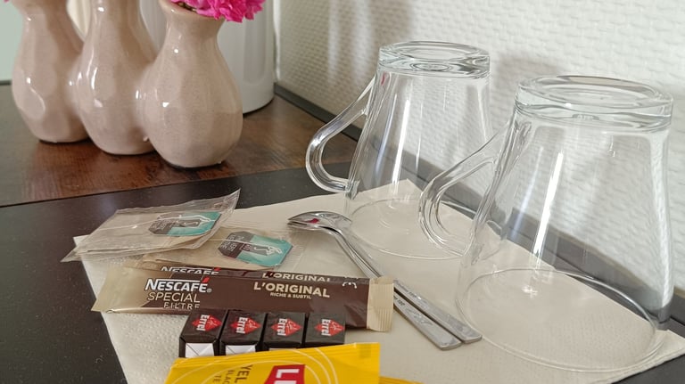 Café et thé à disposition