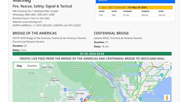 Google Map Live Traffic Info with weather