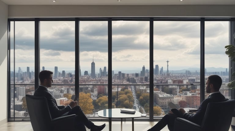 worm's-eye view photography of concrete building