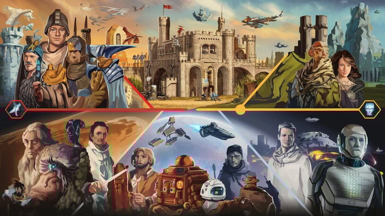 Ligne temporelle d'un univers de Fantasy