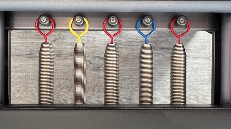 Pilates reformer springs