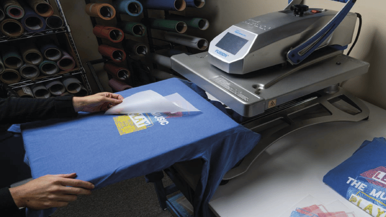 DTF heat press logos