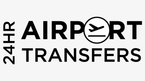 a black and white airport transfer logo with the words, airport transfer