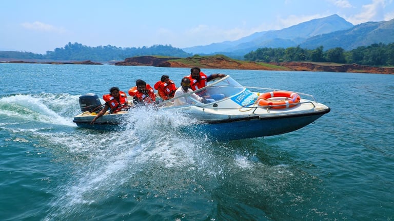 Banasura Dam Lake and Boating