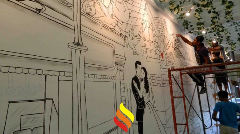 Jasa Mural Ruang Pameran
