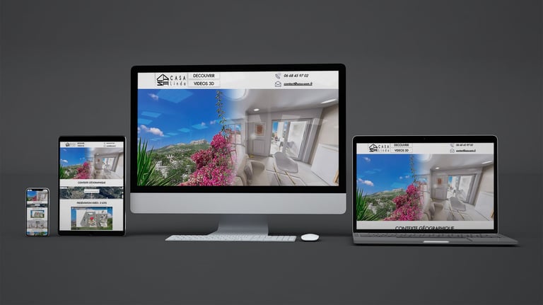 Démo multiplateforme d’une page de vente immobilière en 3D