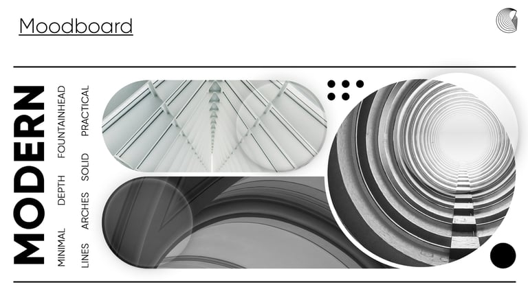 a modern design of a web page from Promot for their client