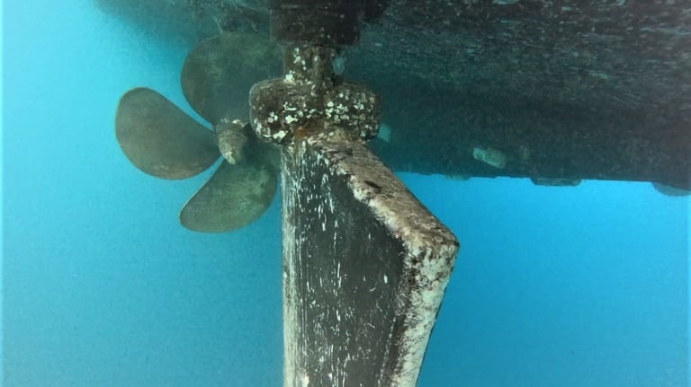 ISM Under Water Hull cleaning services in Maldives