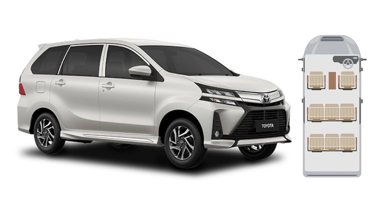 Toyota Avanza - Transport with 7 seat