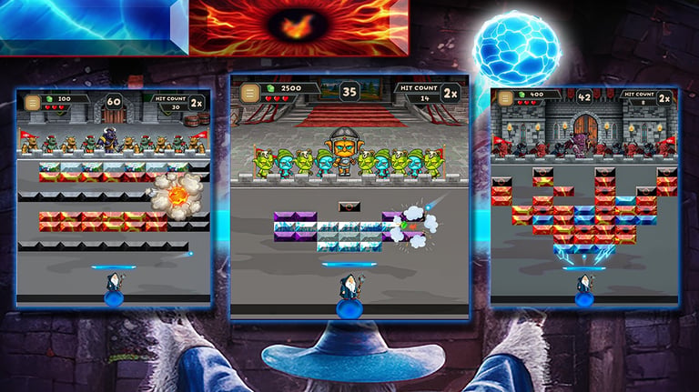 Mage Breaker Brick Break Game