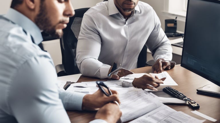 People meet to make taxes image ((Coast Investment Realty))