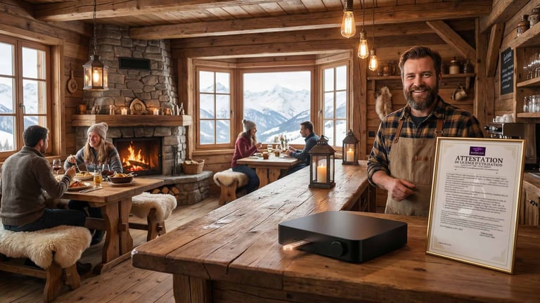 Client sansacem chalet montagne