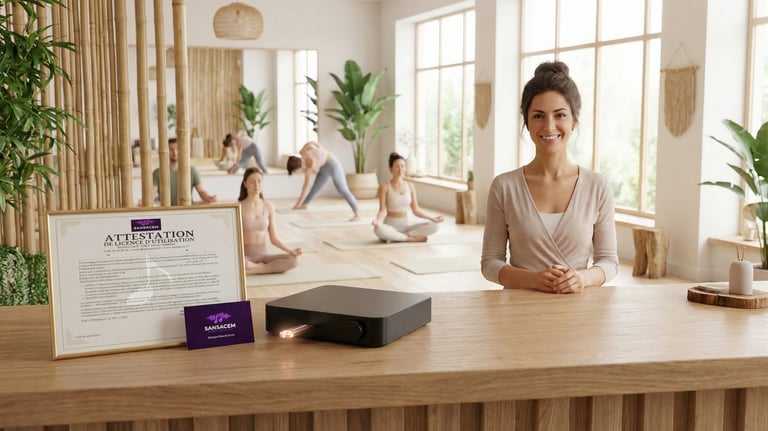 Clients sansacem cours de yoga