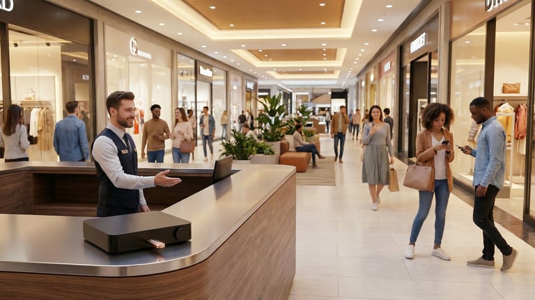 clients sansacem galerie marchande