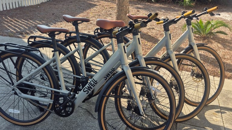 e-bike rental 30a Miramar Beach Florida Sweet Escape Rentals