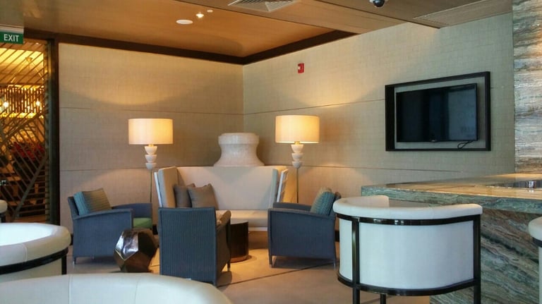 Modern living room interior design by Vertical Space Interiors Philippines