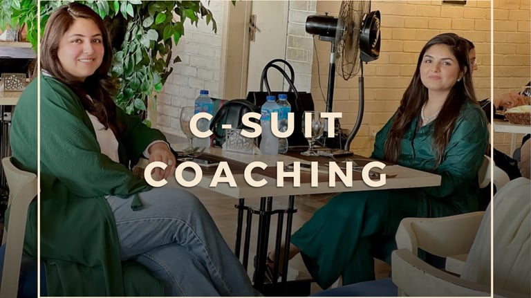 Executive Coaching session one-on-one by captain Zaira @exxaura