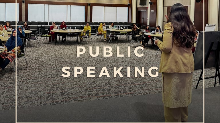 Captain Zaira Public Speaking key notes