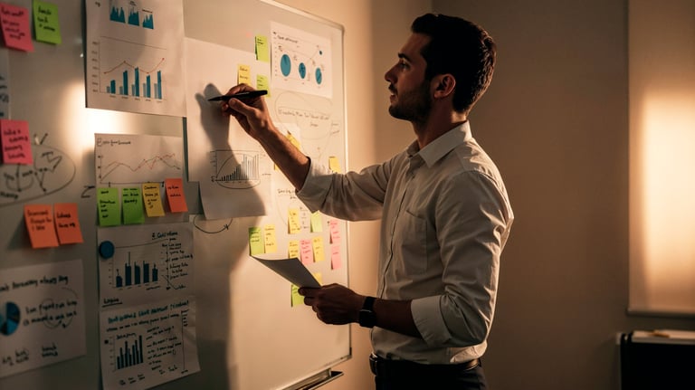 PROFISSIONAL DE MARKETING REALIZANDO DIAGNÓSTICO ESTRATÉGICO