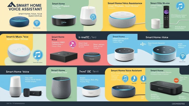 a series of smart home appliances and appliances