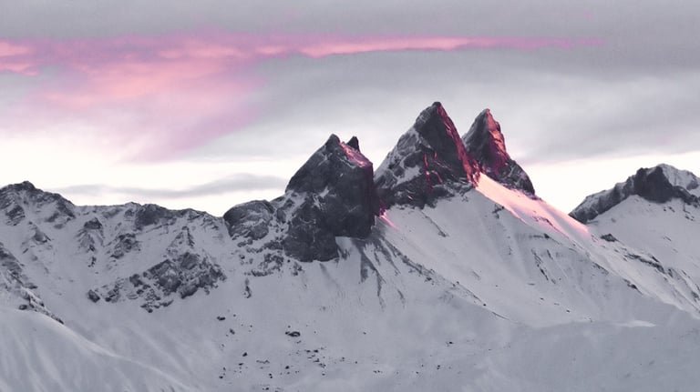 Aiguilles d'Arves. Photo Art Grand format