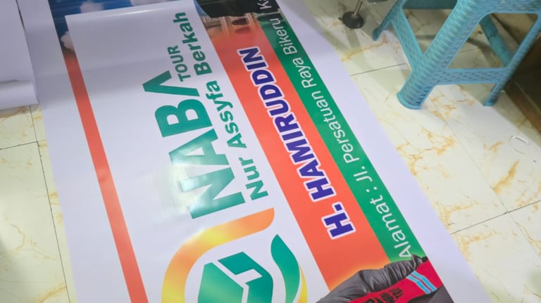 Cetak Baklite untuk neon box di dundung print makassar