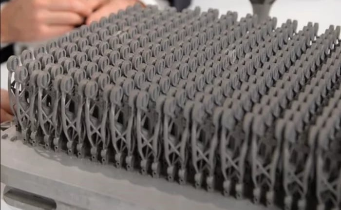 impressão 3d em lotes