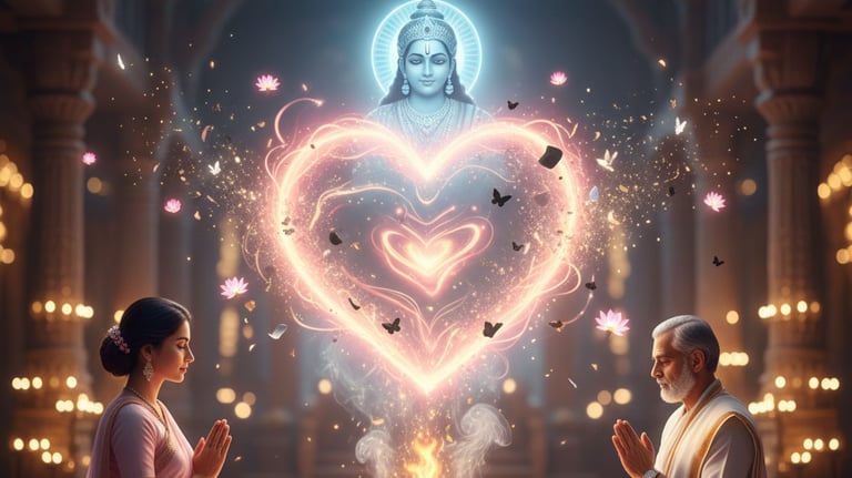 Astrologer performing remedy puja for planetary balance