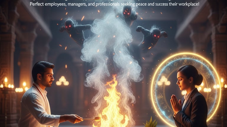 Spiritual healer preparing for a powerful Vedic ritual