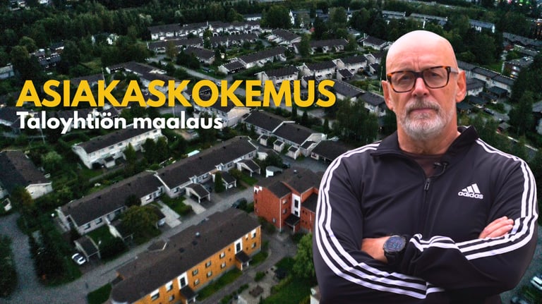 Asiakaskokemusvideo taloyhtiön maalauksesta – Media by Paavo Nenonen