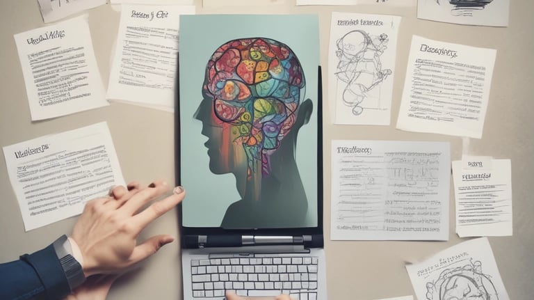 A calm and welcoming therapy room set up for online clinical diagnosis.