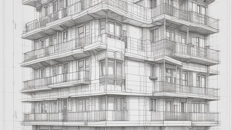 low angle view photography of a gray building