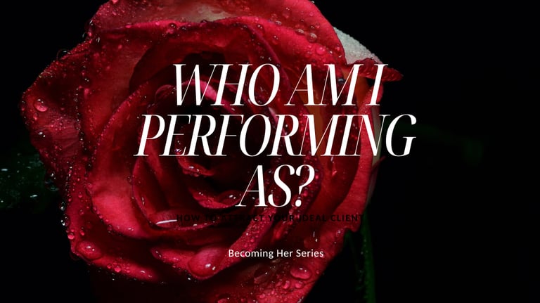 Who Am I Performing As Game