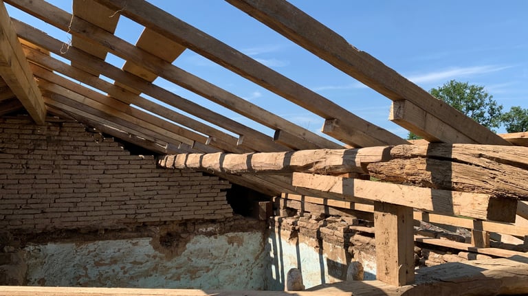 redressement de charpente à Couffouleux dans le Tarn