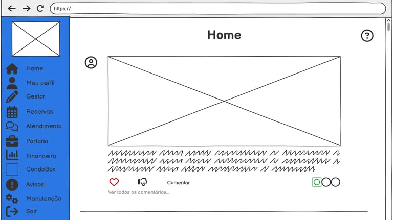 Wireframe da Future CITH