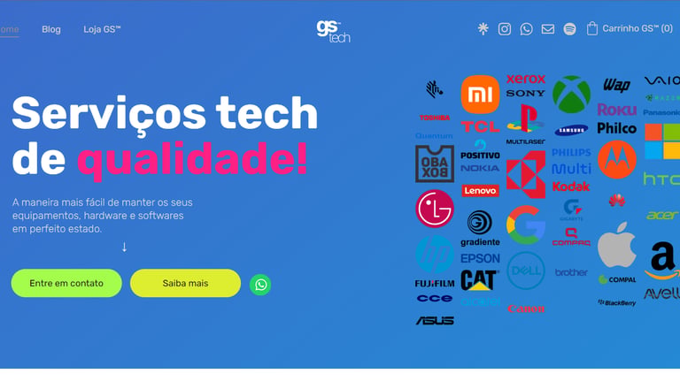 Site da GeoServices™ Tech