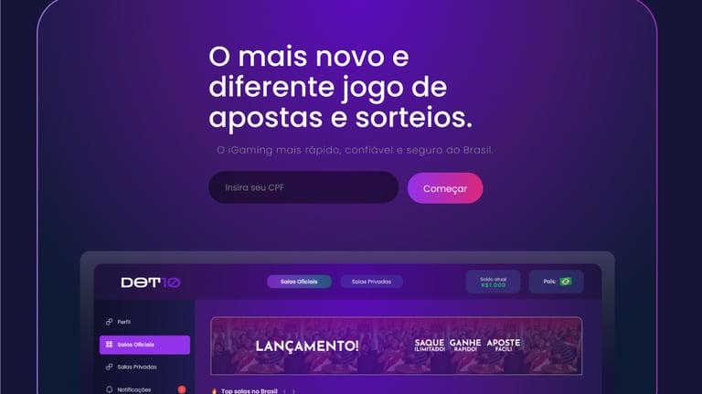Landing page da Dot10