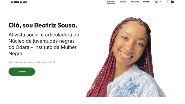 Site da Beatriz Sousa