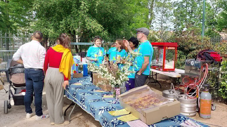 Photo de la cantine du VIllage du festival CUP
