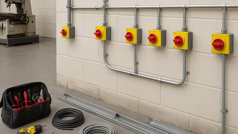 emergency electrician near me repairing commercial sockets.